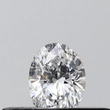 0.20ct Oval Lab Grown Diamond (Colour D, Clarity VS2, IGI Certified)