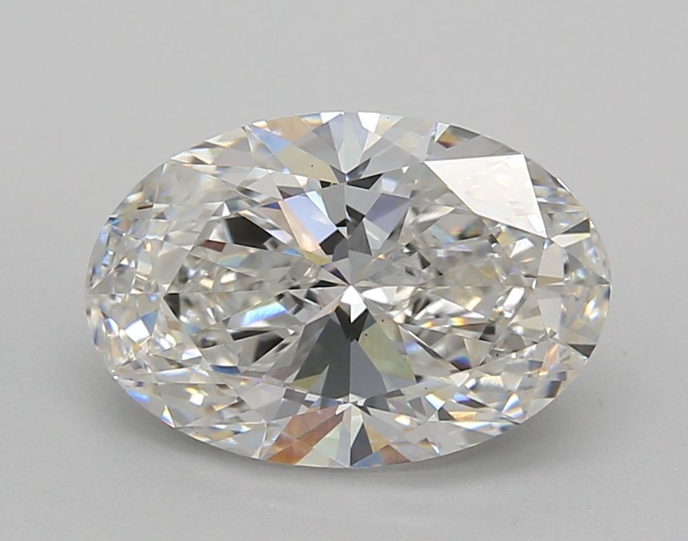 Lab-Grown 2.90ct Oval Diamond F VS1