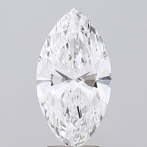 Lab-Grown 3.08ct Marquise Diamond D FL