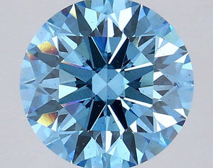 Lab-Grown 2.03ct Round Diamond Fancy Colour SI1