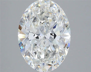 Lab-Grown 4.05ct Oval Diamond F SI1