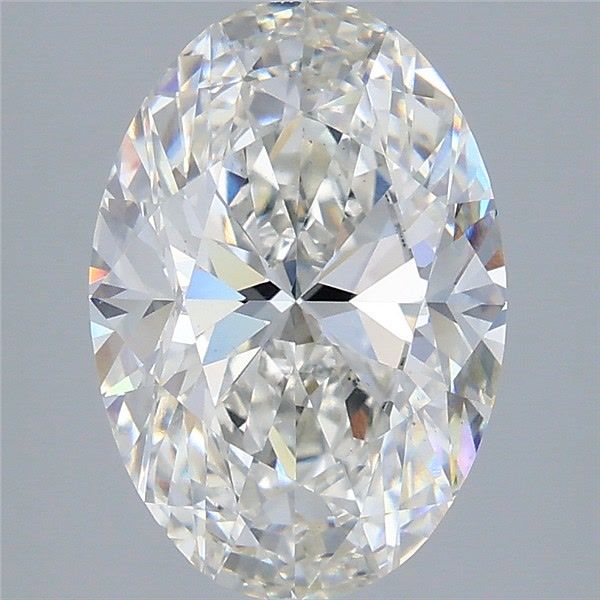 Lab-Grown 4.02ct Oval Diamond G VS2