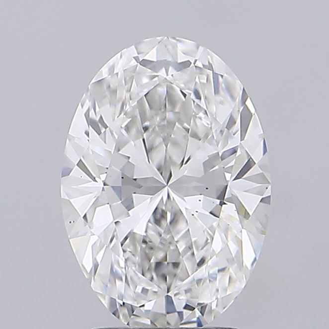 Lab-Grown 2.56ct Oval Diamond F VS2