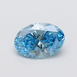 Lab-Grown 2.00ct Oval Diamond Fancy Colour SI1