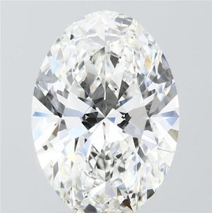 Lab-Grown 2.51ct Oval Diamond F VVS2