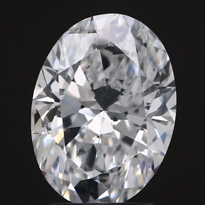 Lab-Grown 2.07ct Oval Diamond D SI1