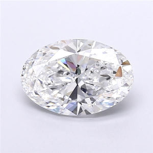 Lab-Grown 5.01ct Oval Diamond D VS2