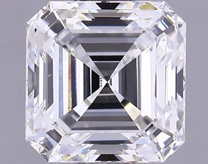 0.9ct Asscher Lab Grown Diamond — F VS2
