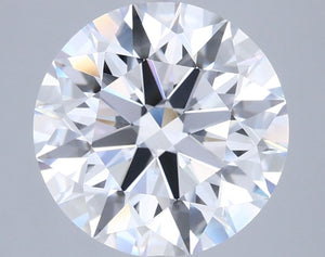 Lab-Grown 3.44ct Round Diamond D FL