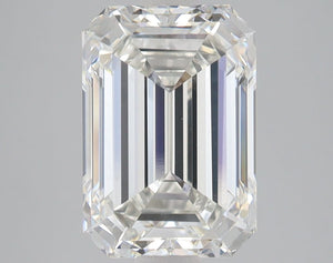 Lab-Grown 4.02ct Emerald Diamond G VS1