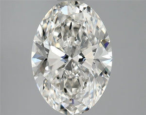 Lab-Grown 2.67ct Oval Diamond G VS2
