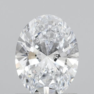 Lab-Grown 1.11ct Oval Diamond F FL
