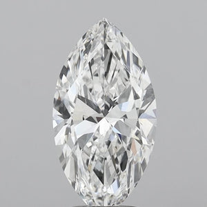 Lab-Grown 2.50ct Marquise Diamond E VS1