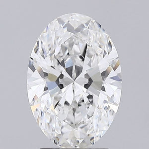 Lab-Grown 2.20ct Oval Diamond E VS1