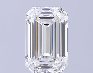 Lab-Grown 4.05ct Emerald Diamond F VVS1