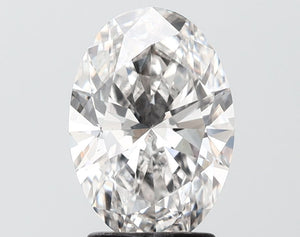 Lab-Grown 2.50ct Oval Diamond G VS2