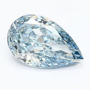 Lab-Grown 1.17ct Pear Diamond Fancy Colour SI1