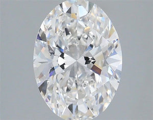 Lab-Grown 2.20ct Oval Diamond F VS2