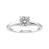 Cushion Lab-grown Diamond Bridal Ring — down