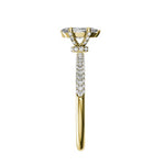 Marquise Lab-grown Diamond Bridal Ring — side