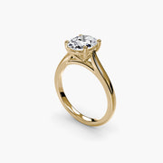 18ct Gold Ring with 1ct Oval Diamond