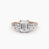 Three-Stone with Pavé Band 3