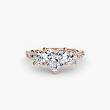 Three-Stone with Pavé Band 3