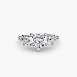 Three-Stone with Pavé Band 3