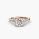 Solitaire with Shoulder Accents 2