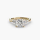 Solitaire with Shoulder Accents 2