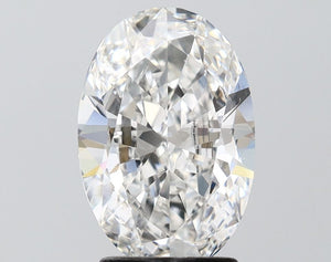 Lab-Grown 2.50ct Oval Diamond E VS2