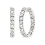 14K White Gold, angled view