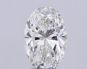 Lab-Grown 4.01ct Oval Diamond H VS2