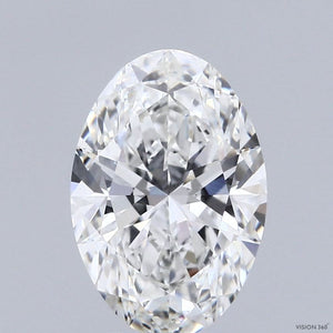 Lab-Grown 2.59ct Oval Diamond F VVS2