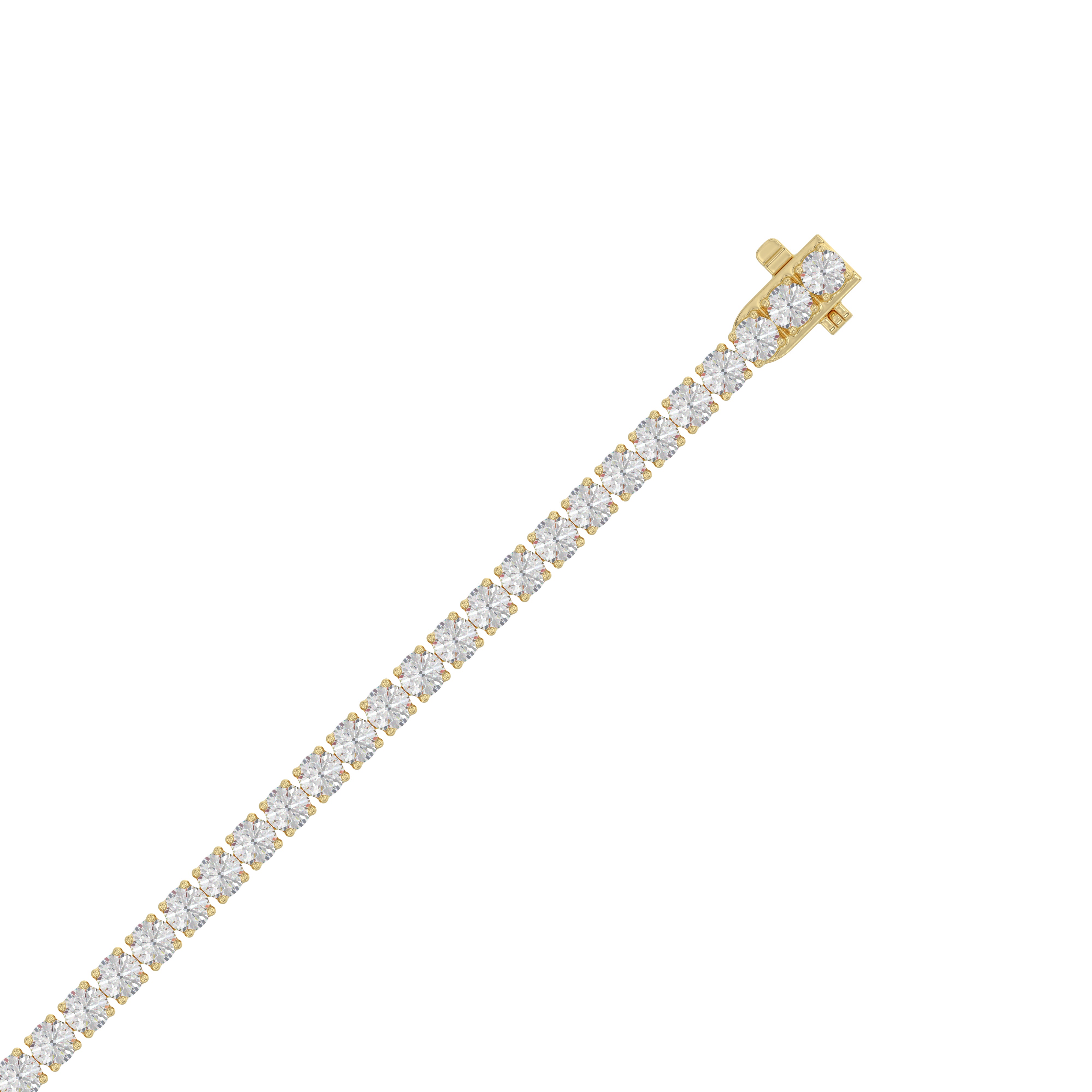 9K Yellow Gold, top view