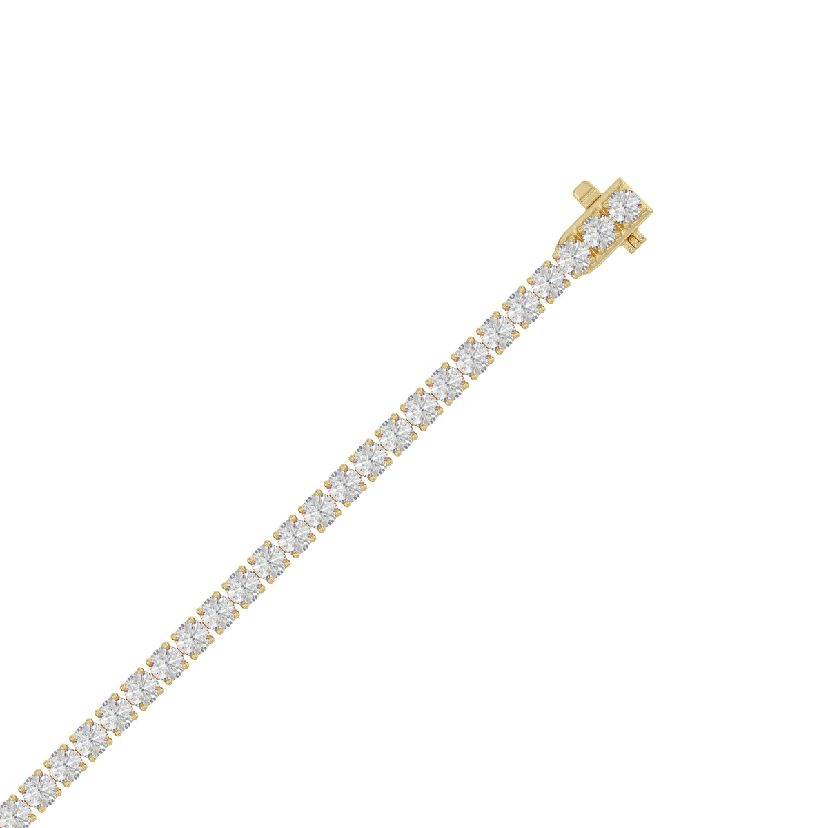 9K Yellow Gold, top view
