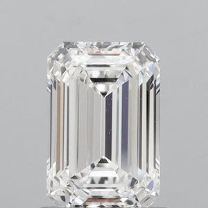 Lab-Grown 1.03ct Emerald Diamond D IF