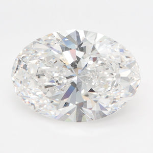 Lab-Grown 3.99ct Oval Diamond F FL