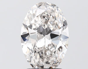 Lab-Grown 2.50ct Oval Diamond G VS2