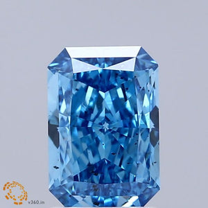 Lab-Grown 1.50ct Radiant Diamond Fancy Colour SI1