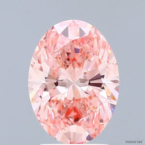 Lab-Grown 2.00ct Oval Diamond Fancy Colour VS2