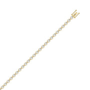 14K Yellow Gold, flat view