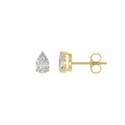 14K Yellow Gold, flat view