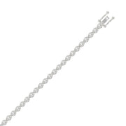 14K White Gold, flat view