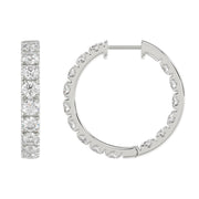 14K White Gold, flat view