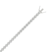 9K White Gold, flat view