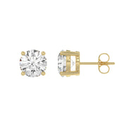 14K Yellow Gold, flat view