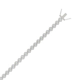 9K White Gold, flat view