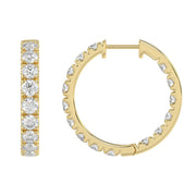 14K Yellow Gold, flat view