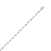 14K White Gold, flat view